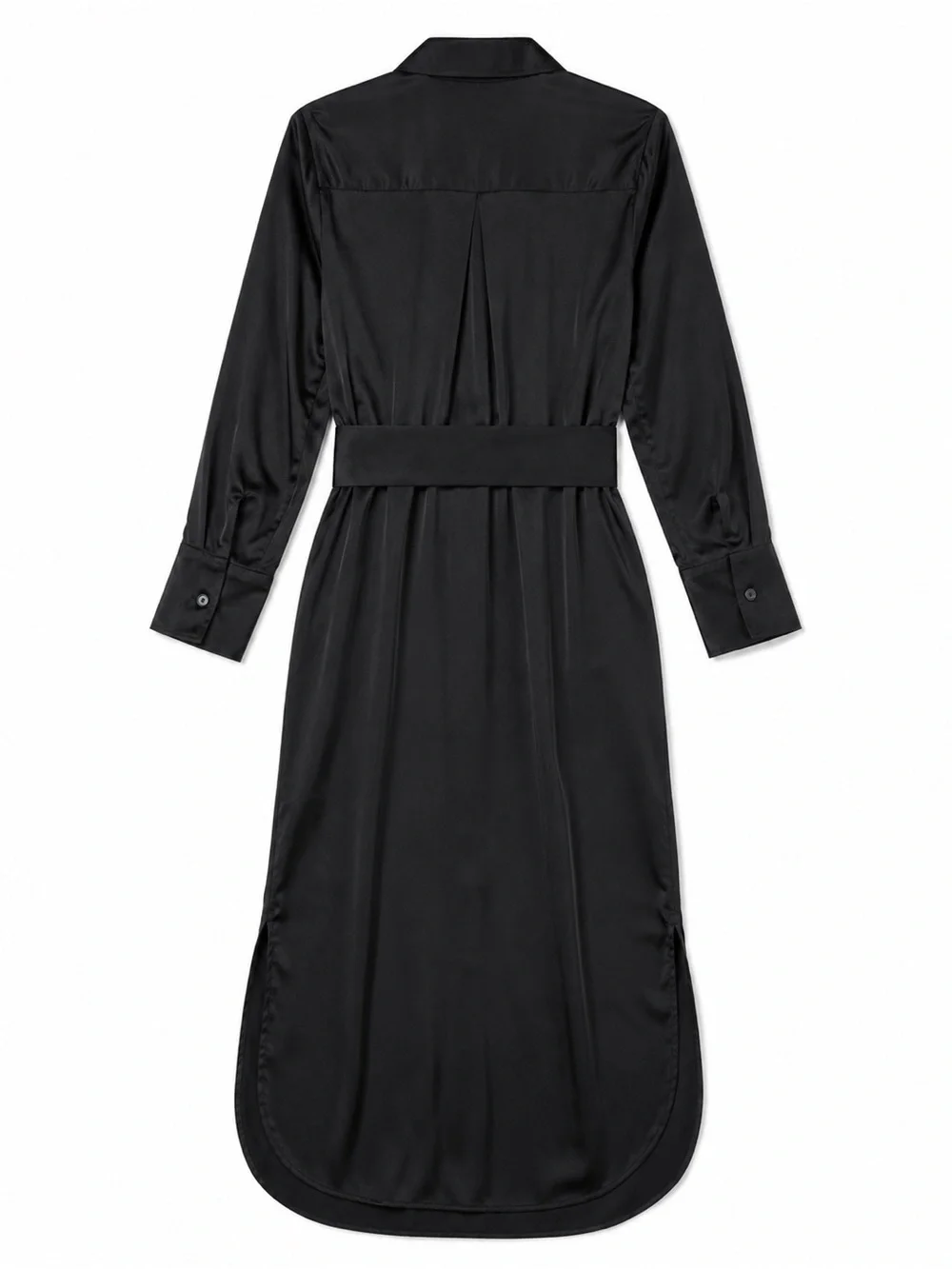 Banana Republic Muse Black 100% Silk Dress Size X Small - Picture 4 of 6